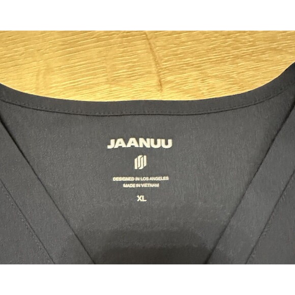 Women’s Jaanuu Scrub Set Navy Blue XL Kerr Pants & 2 Tops EUC! - Picture 7 of 7